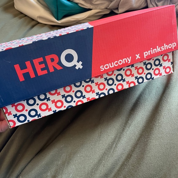 Saucony running shoe x Prinkshop Kinvara 11 INB womens size 8 - Picture 3 of 6